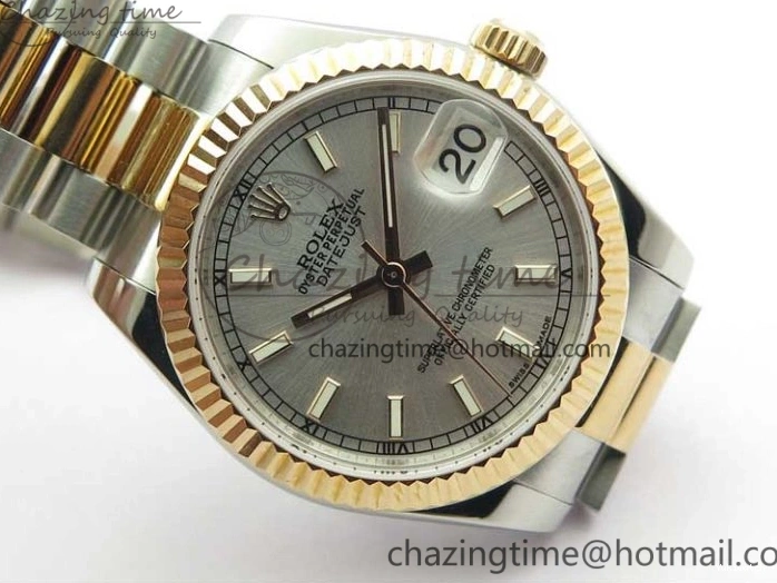 NH05A Dial Edition RG on 31mm Markers SEIKO Best GSF President Silver SS Stick Bracelet 178274 Datejust SS RG 0514